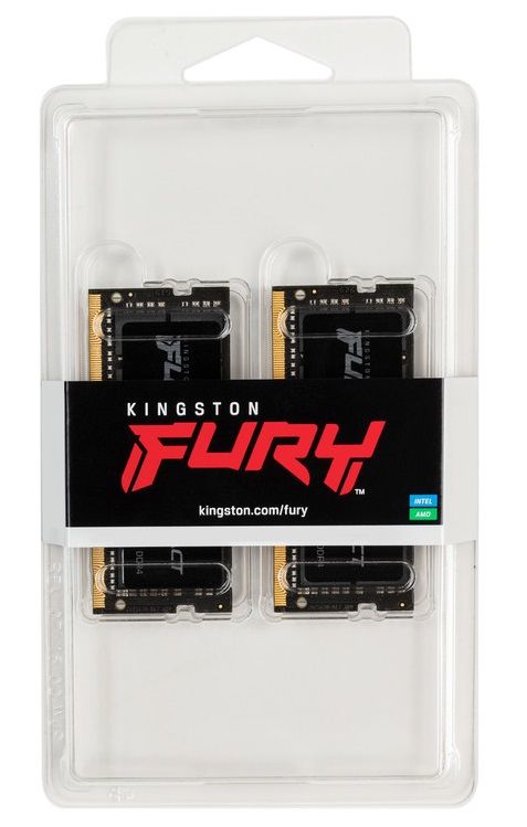 Модуль пам`ятi SO-DIMM 2x32GB/3200 DDR4 Kingston Fury Impact (KF432S20IBK2/64)