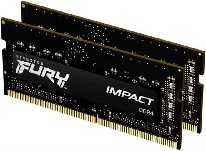 Модуль пам`ятi SO-DIMM DDR4 2x16GB/3200 Kingston Fury Impact (KF432S20IBK2/32)