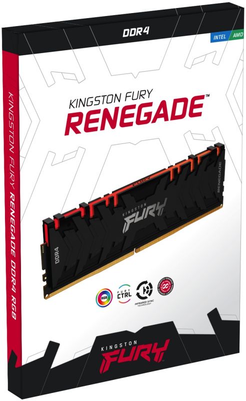 Модуль пам`яті DDR4 2x32GB/3200 Kingston Fury Renegade RGB (KF432C16RBAK2/64)