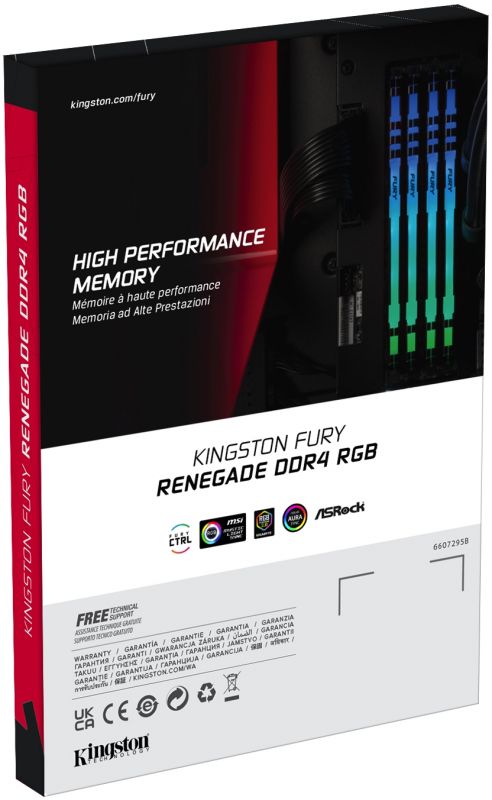 Модуль пам`яті DDR4 2x32GB/3200 Kingston Fury Renegade RGB (KF432C16RBAK2/64)