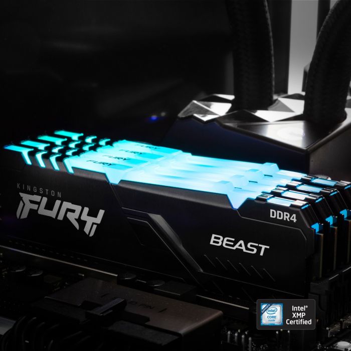 Модуль пам`яті DDR4 2x16GB/3200 Kingston Fury Beast RGB (KF432C16BB1AK2/32)