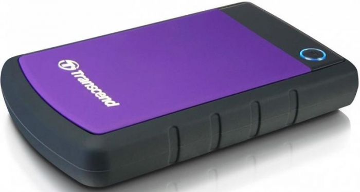 Зовнішній жорсткий диск 2.5" USB 1.0TB Transcend StoreJet 25H3 (TS1TSJ25H3P)