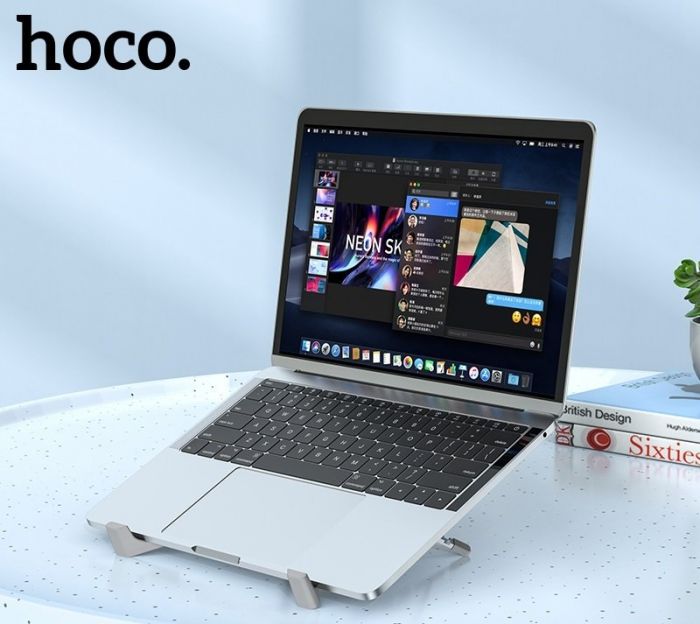 Підставка для ноутбука Hoco PH51 X Bystander Metal Grey (PH51)
