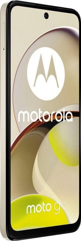 Смартфон Motorola Moto G14 4/128GB Dual Sim Butter Cream (PAYF0028RS)