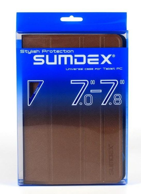 Чохол-книжка Sumdex універсальний 7" Brown (TCC-700BR)