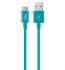 Кабель Ttec USB - USB Type-C (M/M), 1.2 м, Turquoise (2DK12TZ)