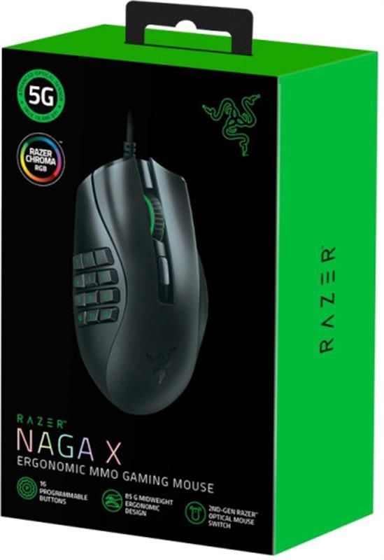 Мишка Razer Naga X Black (RZ01-03590100-R3M1) 