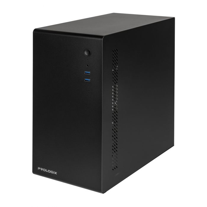 Корпус Prologix E105 400W 12см, 2xUSB3.0, Black