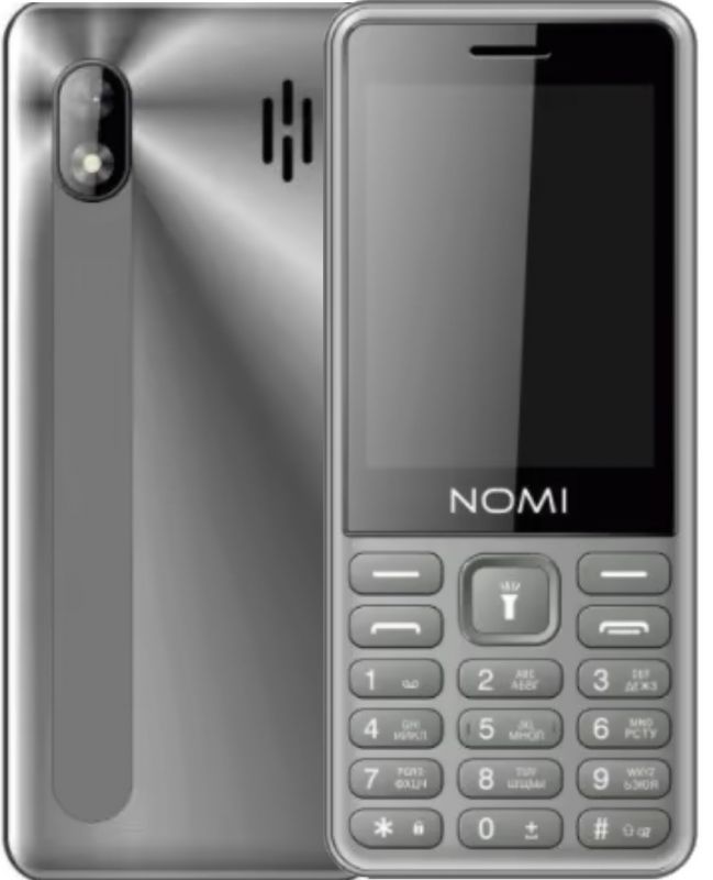 Мобiльний телефон Nomi i2840 Dual Sim Grey