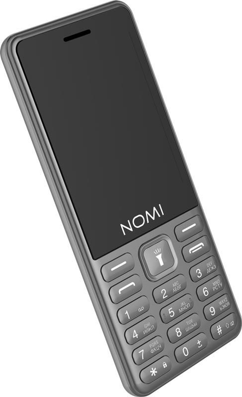 Мобiльний телефон Nomi i2840 Dual Sim Grey