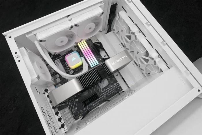 Система водяного охолодження Corsair iCUE H100i RGB Elite Liquid CPU Cooler White (CW-9060078-WW)