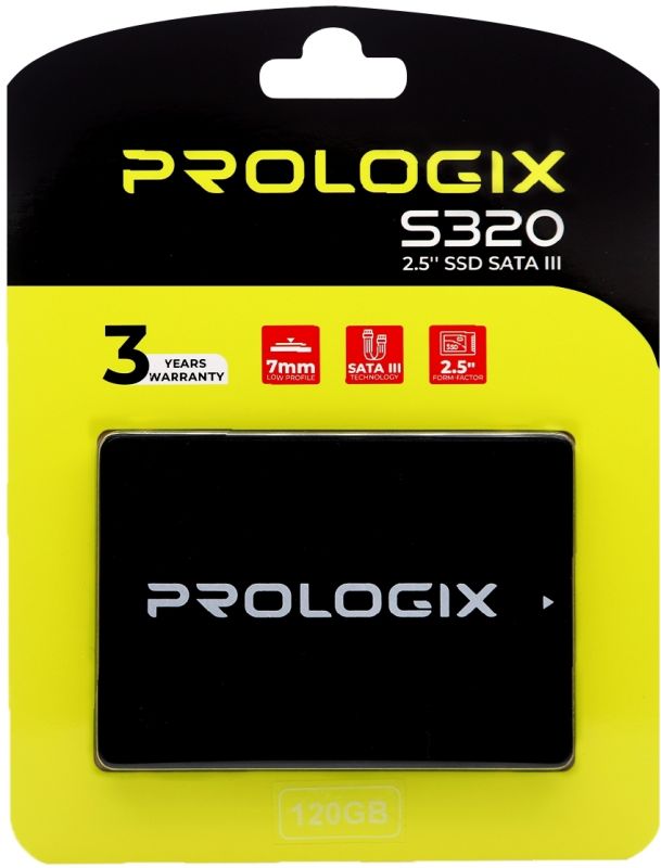 Накопичувач SSD  120GB Prologix S320 2.5" SATAIII TLC (PRO120GS320)