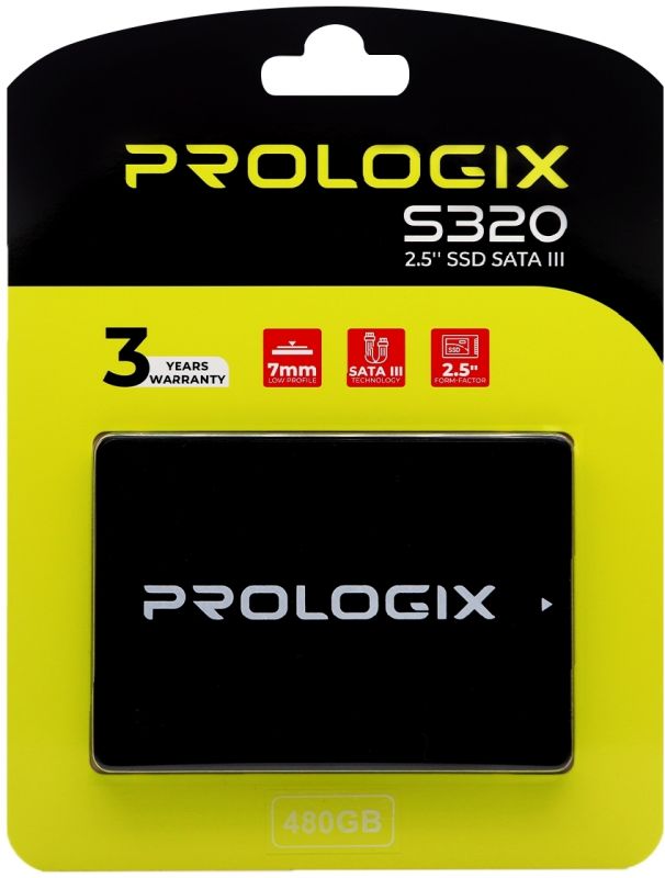 Накопичувач SSD  480GB Prologix S320 2.5" SATAIII TLC (PRO480GS320)