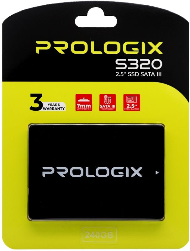 Накопичувач SSD  240GB Prologix S320 2.5" SATAIII TLC (PRO240GS320)