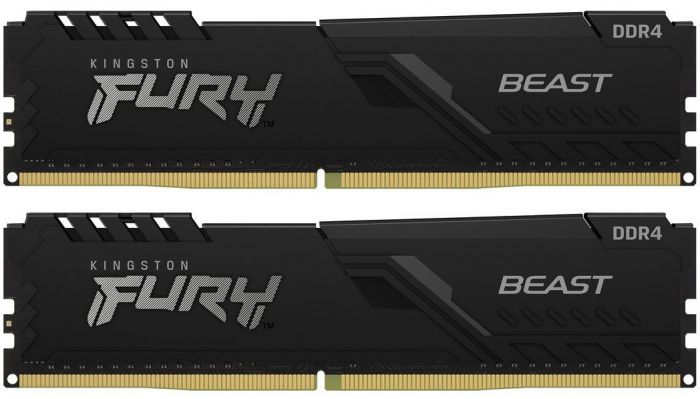 Модуль пам`ятi DDR4 2x32GB/3200 Kingston Fury Beast Black (KF432C16BBK2/64)