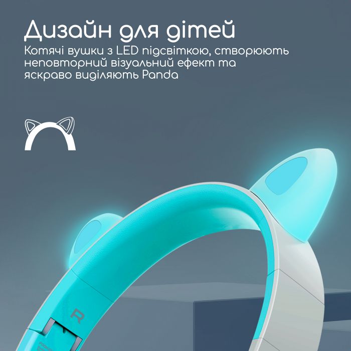 Bluetooth-гарнітура Promate Panda Aqua