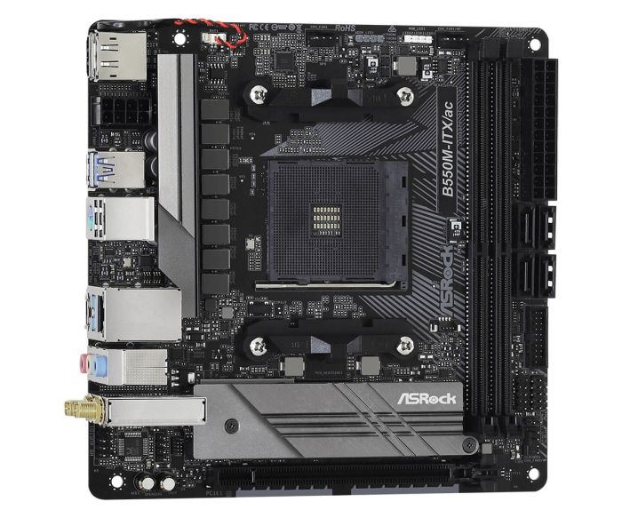 Материнська плата ASRock B550M-ITX/AC Socket AM4