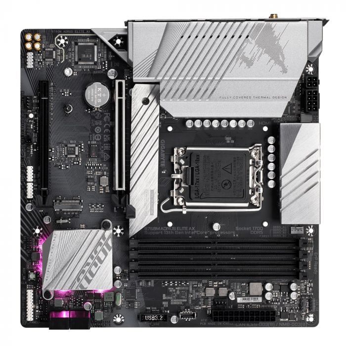 Материнська плата Gigabyte B760M Aorus Elite AX Socket 1700