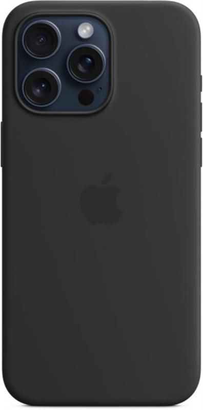 Чохол-накладка Apple Silicone Case with MagSafe для Apple iPhone 15 Pro Max Black (MT1M3)
