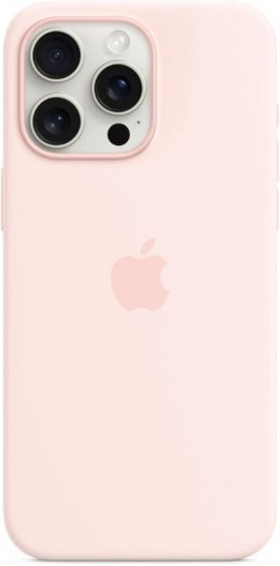 Чохол-накладка Apple Silicone Case with MagSafe для Apple iPhone 15 Pro Max Light Pink (MT1U3)