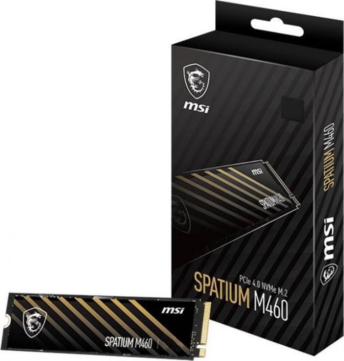 Накопичувач SSD 1TB MSI Spatium M460 M.2 2280 PCIe 4.0 x4 NVMe 3D NAND TLC (S78-440L930-P83)