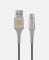 Кабель Luxe Cube Armored USB - USB Type-C (M/M), 1 м, сірий (8886668688949)