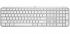 Клавiатура бездротова Logitech MX Keys S Pale Grey (920-011588)