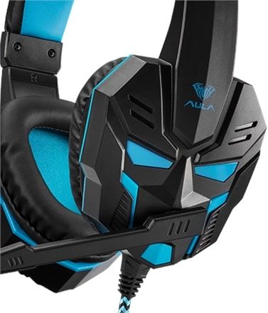 Гарнітура Aula Prime Basic Black-Blue (6948391232768)