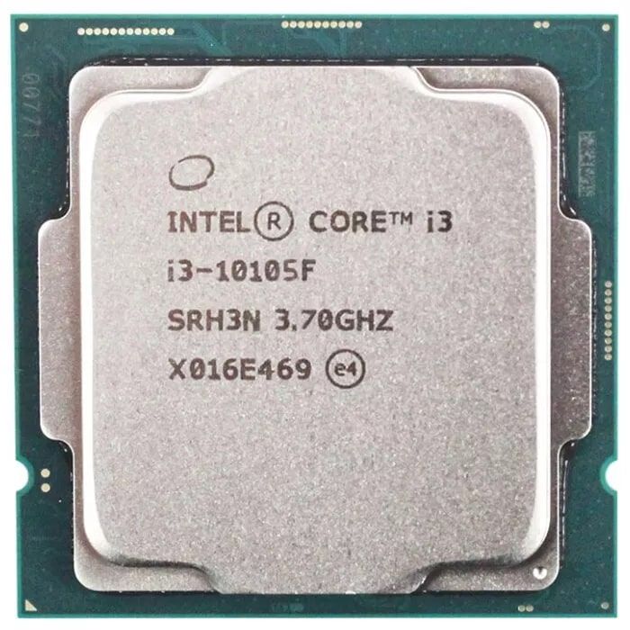 Процесор Intel Core i3 10105F 3.7GHz (6MB, Comet Lake, 65W, S1200) Box (BX8070110105F)