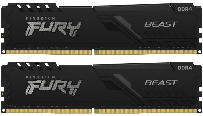 Модуль пам`ятi DDR4 2x8GB/3200 Kingston Fury Beast Black (KF432C16BBK2/16)