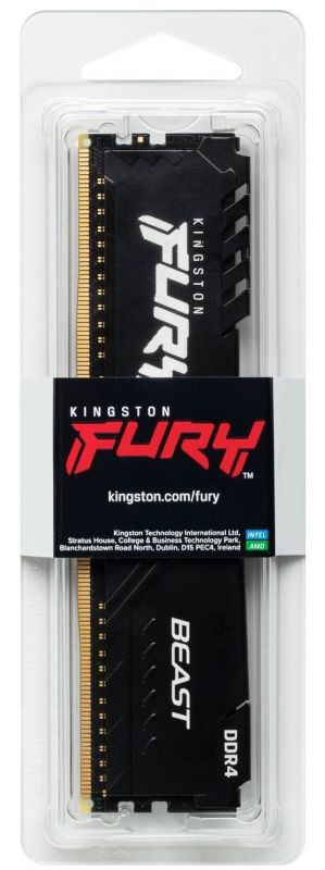 Модуль пам`ятi DDR4 16GB/3200 Kingston Fury Beast Black (KF432C16BB/16)