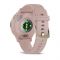 Смарт-годинник Garmin Venu 3s Soft Gold Stainless Steel Bezel with Dust Rose Case and Silicone Band (010-02785-53)