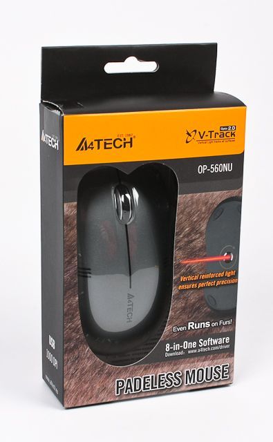 Мишка A4 OP-560NU Black USB V-Track