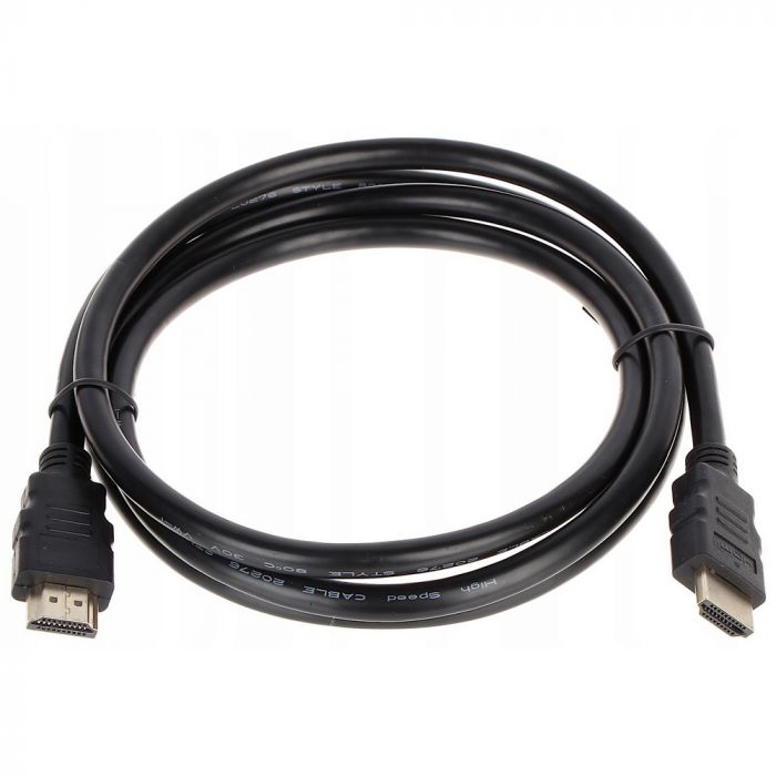 Кабель Merlion HDMI - HDMI, M/M, 1 м, чорний (YT-HDMI(M)/(M)HS-1m/04427) пакет