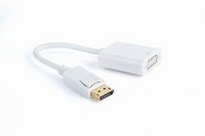 Адаптер Cablexpert DisplayPort - DVI, M/F, білий (A-DPM-DVIF-002-W) пакет