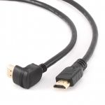 Кабель Cablexpert HDMI - HDMI v1.4, вилка/кутова вилка, 4,5 м, чорний (CC-HDMI490-15) пакет