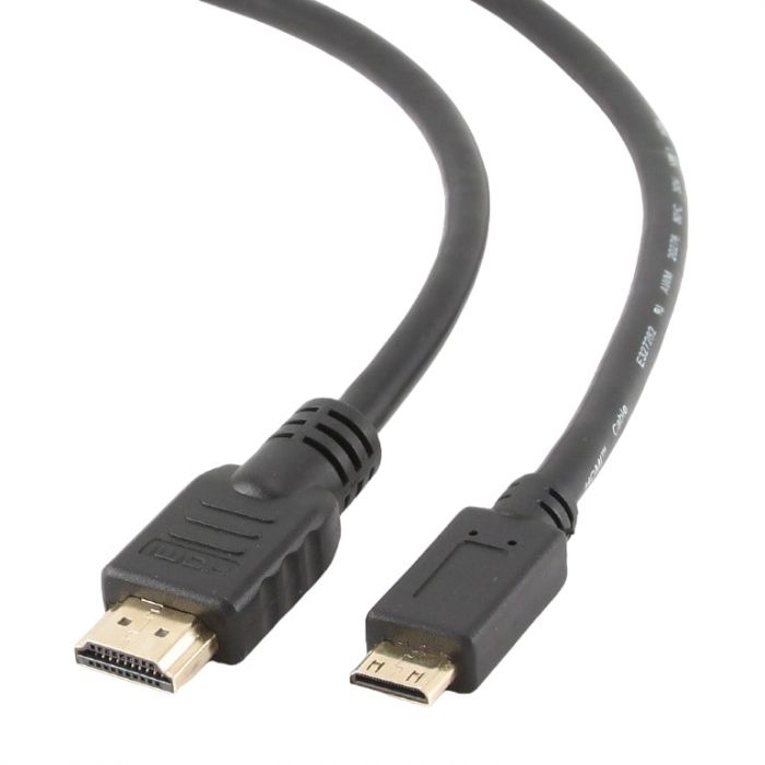 Кабель Cablexpert HDMI - miniHDMI C v1.4, M/M, 3 м, чорний (CC-HDMI4C-10) пакет