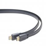 Кабель Cablexpert HDMI - HDMI v.2.0, M/M, плоский, 1.8 м, чорний (CC-HDMI4F-6) пакет