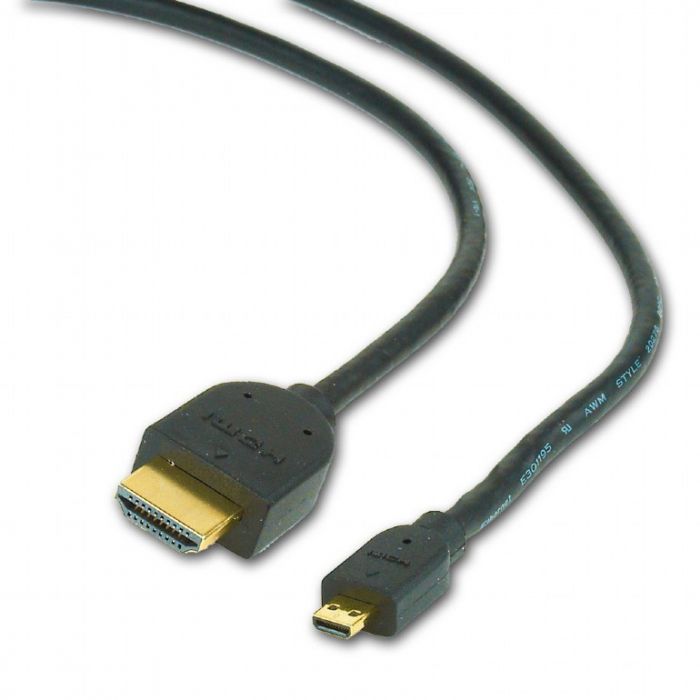 Кабель Gembird HDMI - micro-HDMI v.2.0, M/M, 3 м, чорний (CC-HDMID-10) пакет