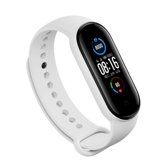 Ремінець BeCover для Xiaomi Mi Smart Band 5/Mi Smart Band 6 White (705072)