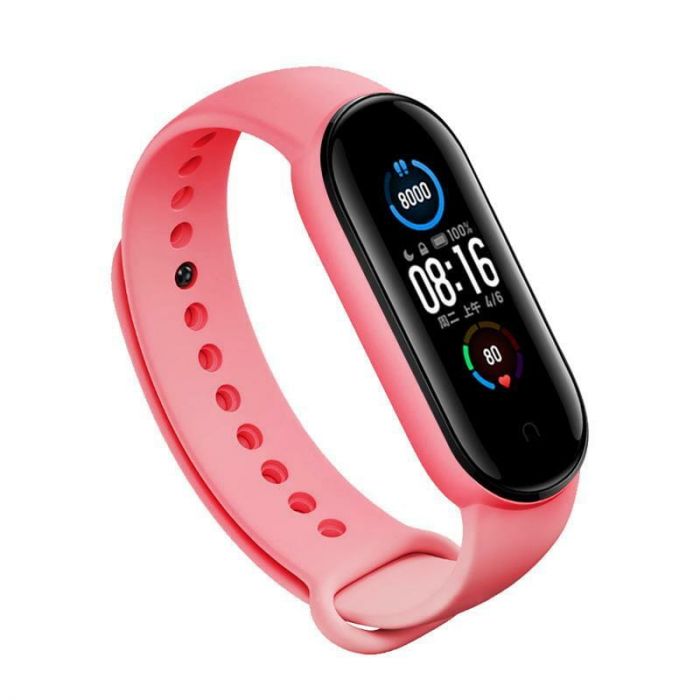 Ремінець BeCover для Xiaomi Mi Smart Band 5/Mi Smart Band 6 Pink (705069)