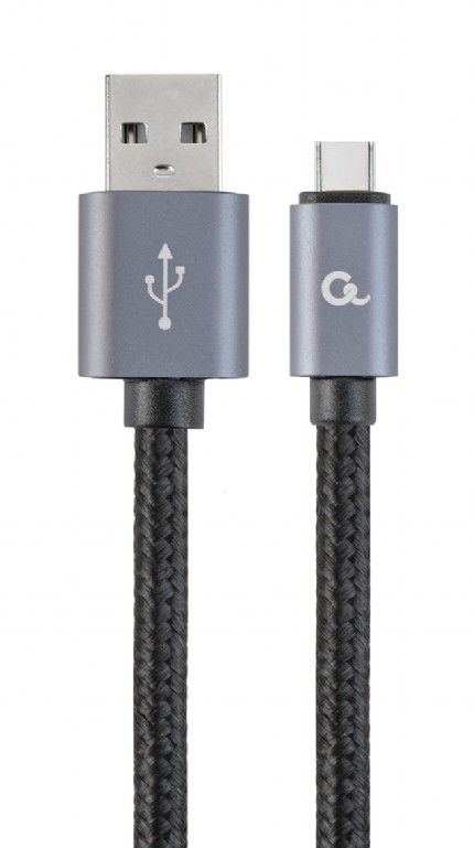 Кабель Cablexpert USB - USB Type-C V 2.0 (M/M), 1.8 м, чорний (CCB-mUSB2B-AMCM-6)