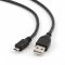 Кабель Cablexpert (CCP-mUSB2-AMBM-0.1M) USB 2.0 - Micro B, 0.1м, чорний