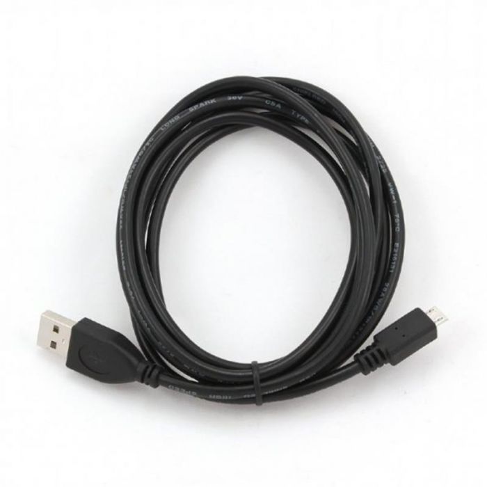 Кабель Cablexpert (CCP-mUSB2-AMBM-0.1M) USB 2.0 - Micro B, 0.1м, чорний