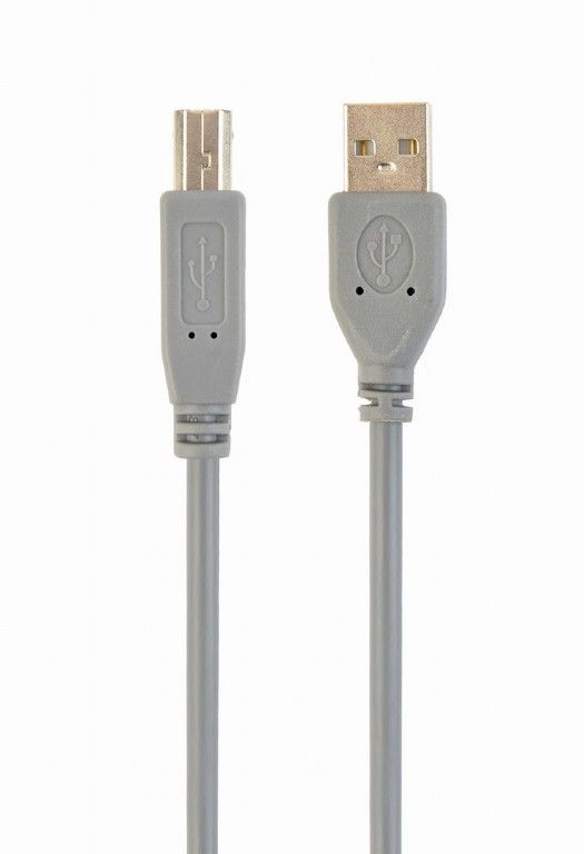Кабель Cablexpert USB - USB Type-B V 2.0 (M/M), 1.8 м, сірий (CCP-USB2-AMBM-6G)