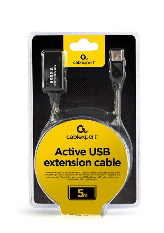 Кабель Cablexpert UAE-01-5M активний подовжувач USB, 5м