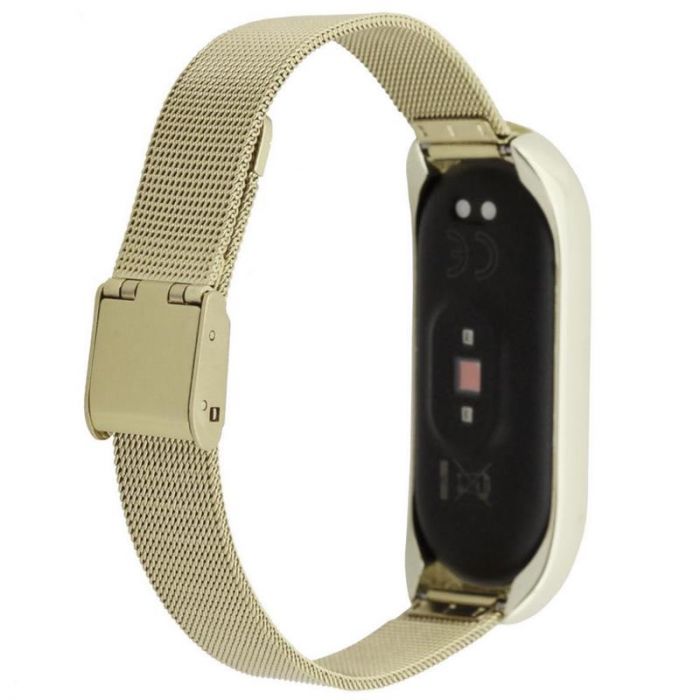 Ремінець BeCover Metal для Xiaomi Mi Smart Band 5/Mi Smart Band 6 Gold (705148)