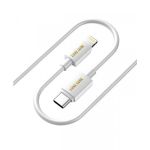 Кабель Luxe Cube USB Type-C - Lightning (M/M), 3 А, 1 м, білий (8886668686693)