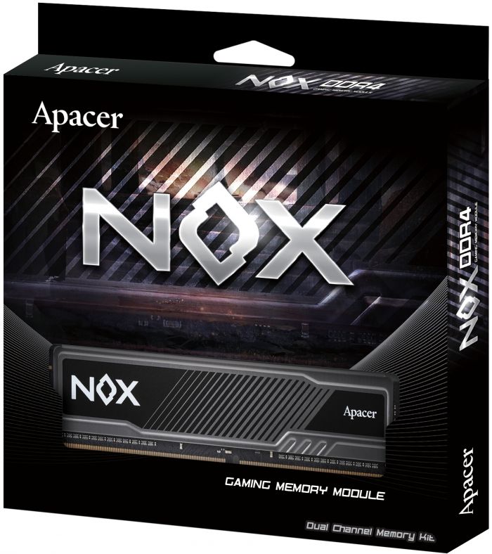 Модуль пам`ятi DDR4 2x8GB/3200 Apacer NOX (AH4U16G32C28YMBAA-2)