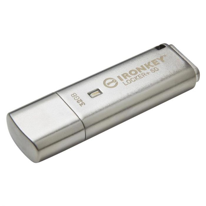 Флеш-накопичувач USB3.2 32GB Kingston IronKey Locker+ 50 (IKLP50/32GB)